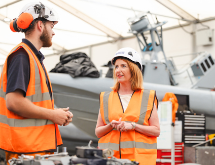 Government First Secretary of State Visits Griffon Marine Shipyard